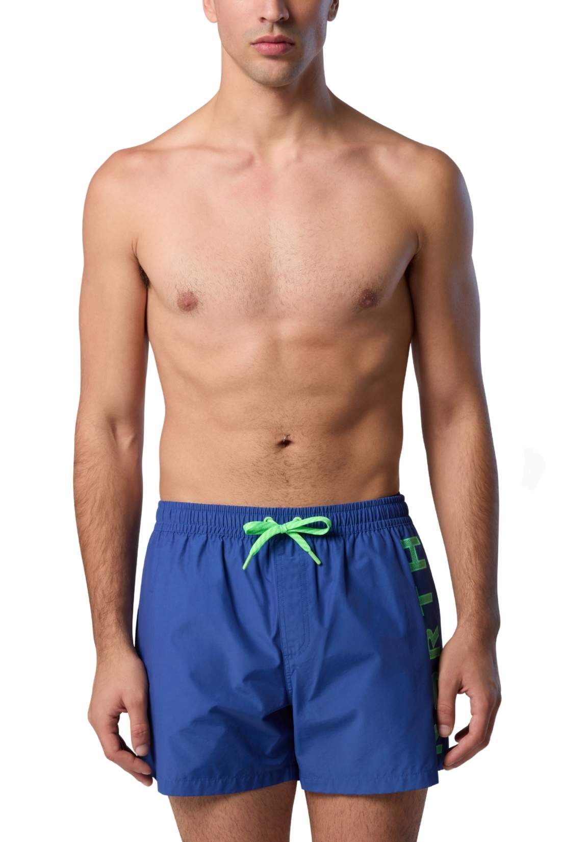 NORTH SAILS - Men's swim shorts with linear logo-0