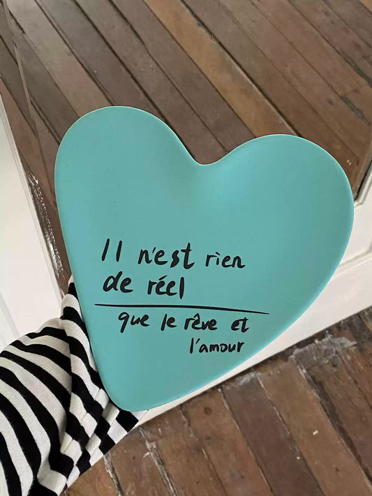 French Heart-Shaped Plate-0