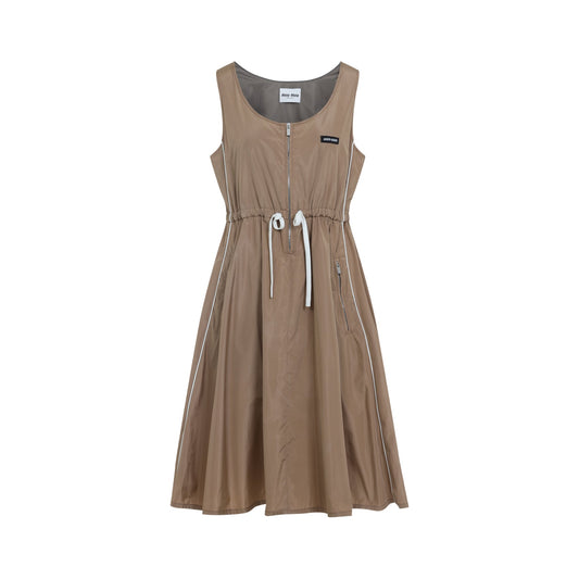 Miu Miu Mini Silk Dress Women