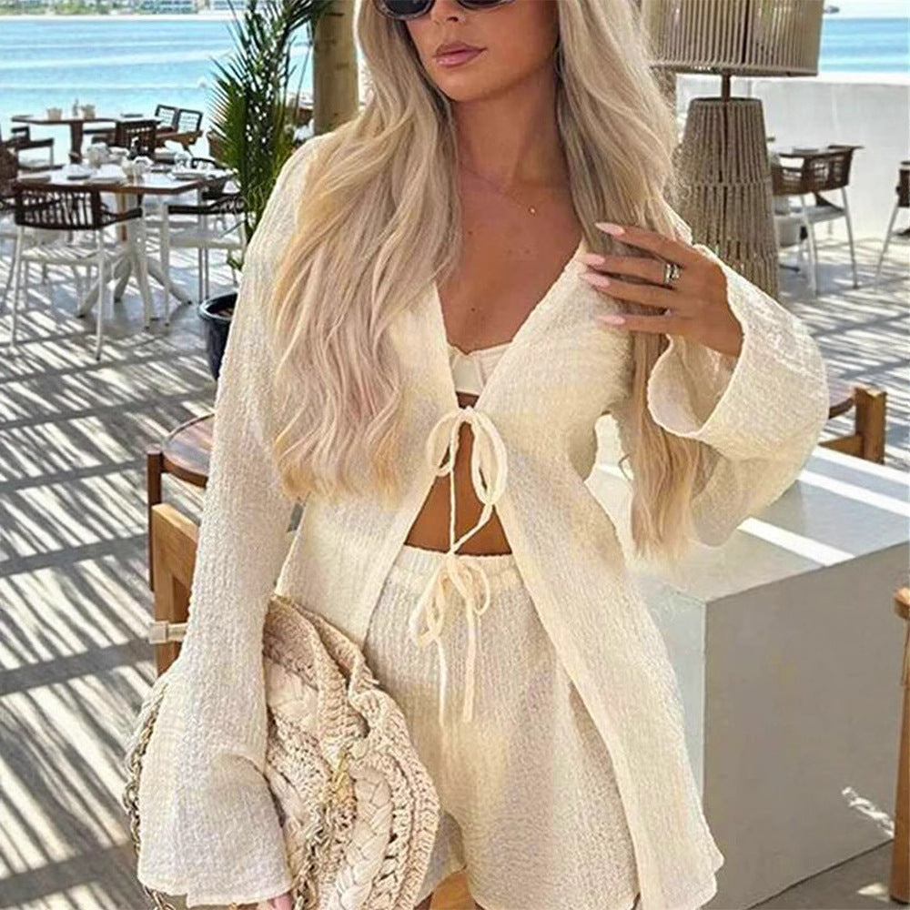 Sexy lace up set