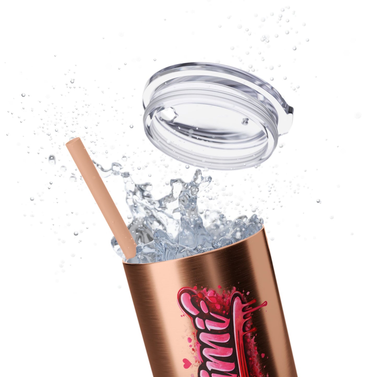 Skinny Tumbler – 'Lake & Lemons' Red Script 20oz Insulated Straw Tumbler