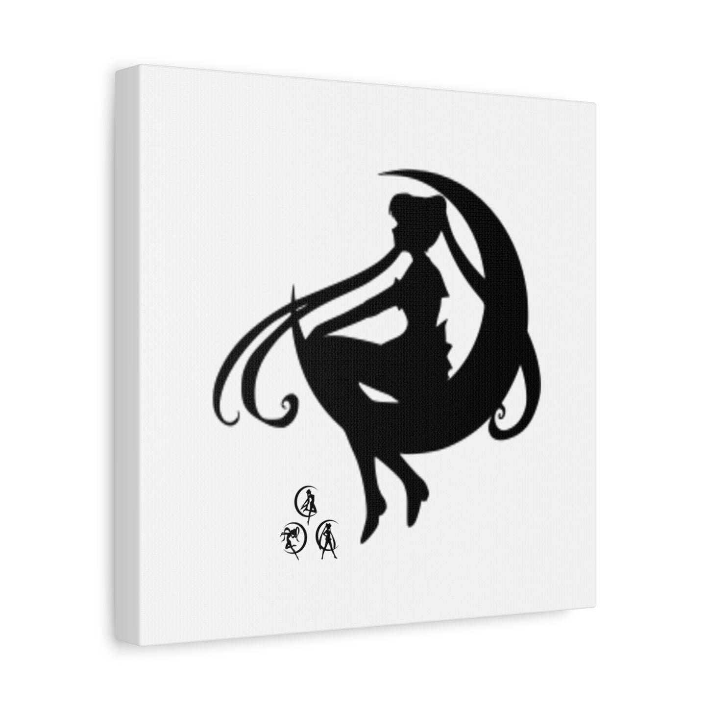 Moonlit Goddess Canvas Art, Modern Wall Decor, Fantasy Home Decor, Boho Aesthetic, Gift for Art Lovers