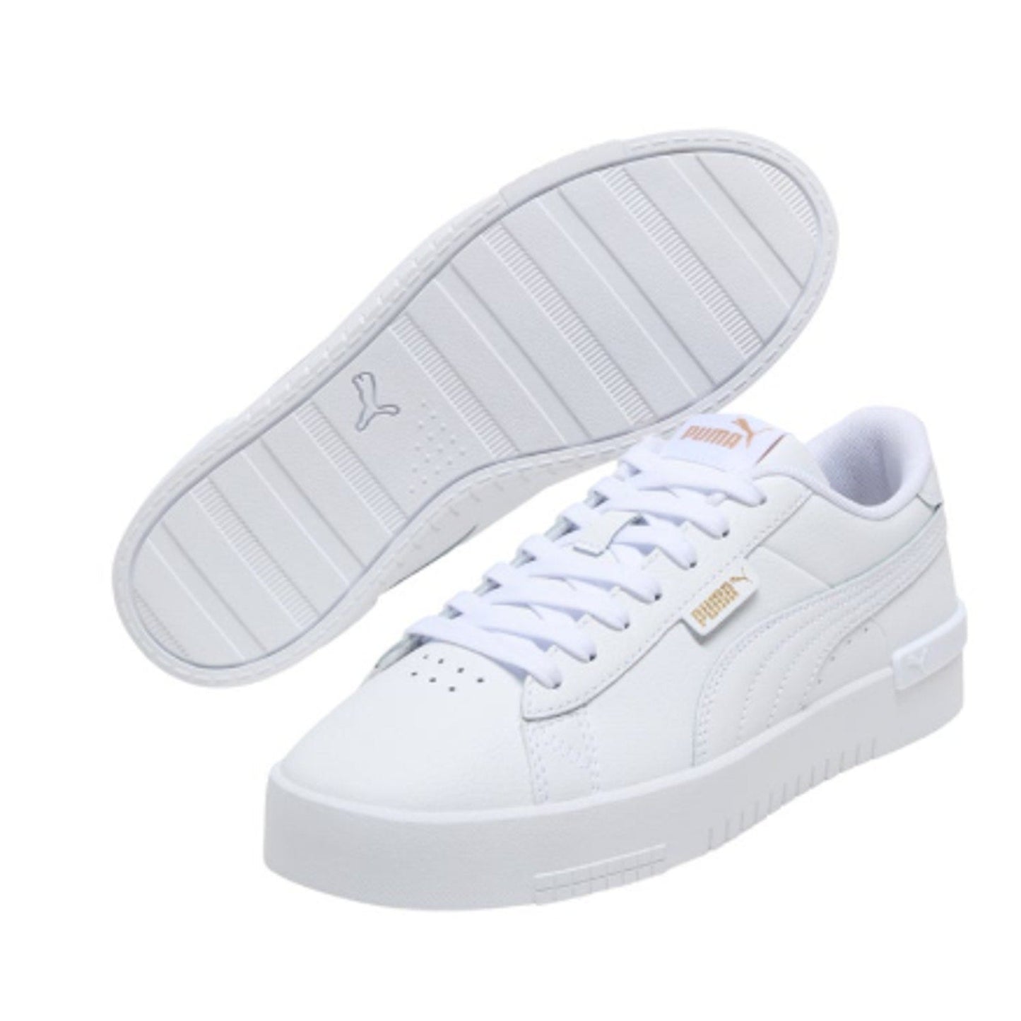 Puma Womens Size 9 White Leather Lace Up Athletic Court Sneaker Shoes w Box