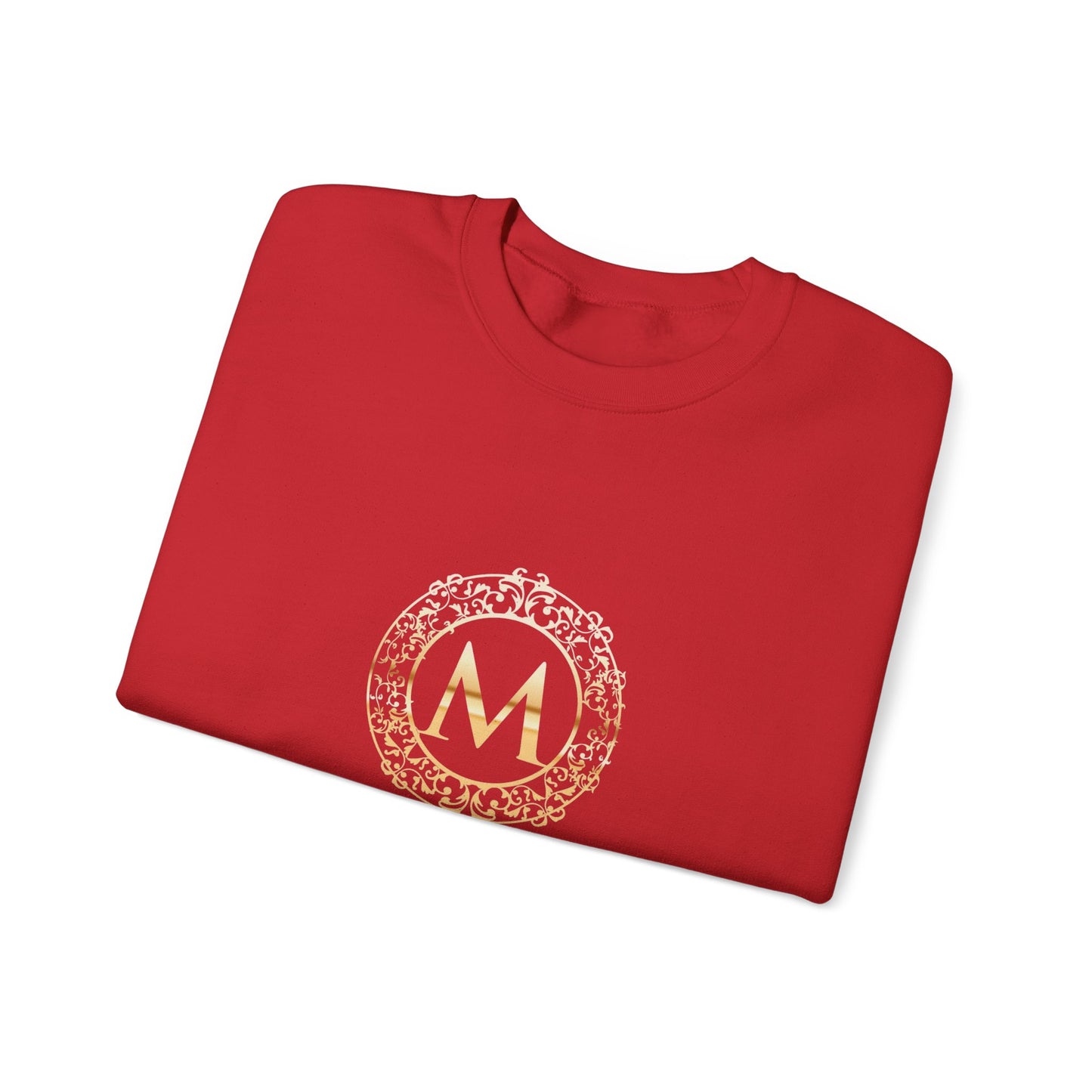 M LOGO - Mia Pruitt Monogrammed Heavy Blend Crewneck Sweatshirt