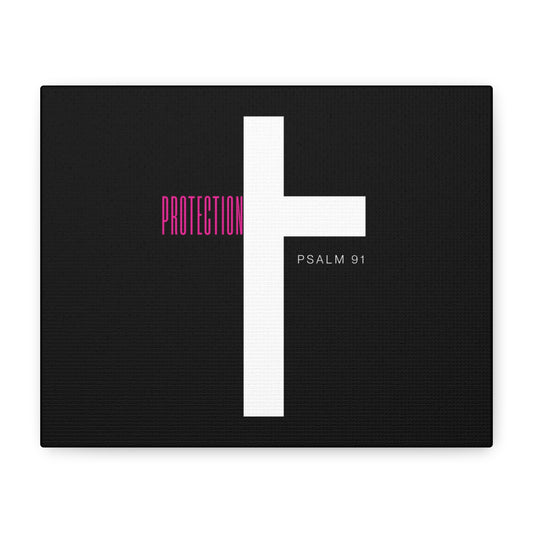 Faith-Inspired Canvas Print - Psalm 91, Home Decor, Wall Art, Christian Gift, Inspirational Decoration