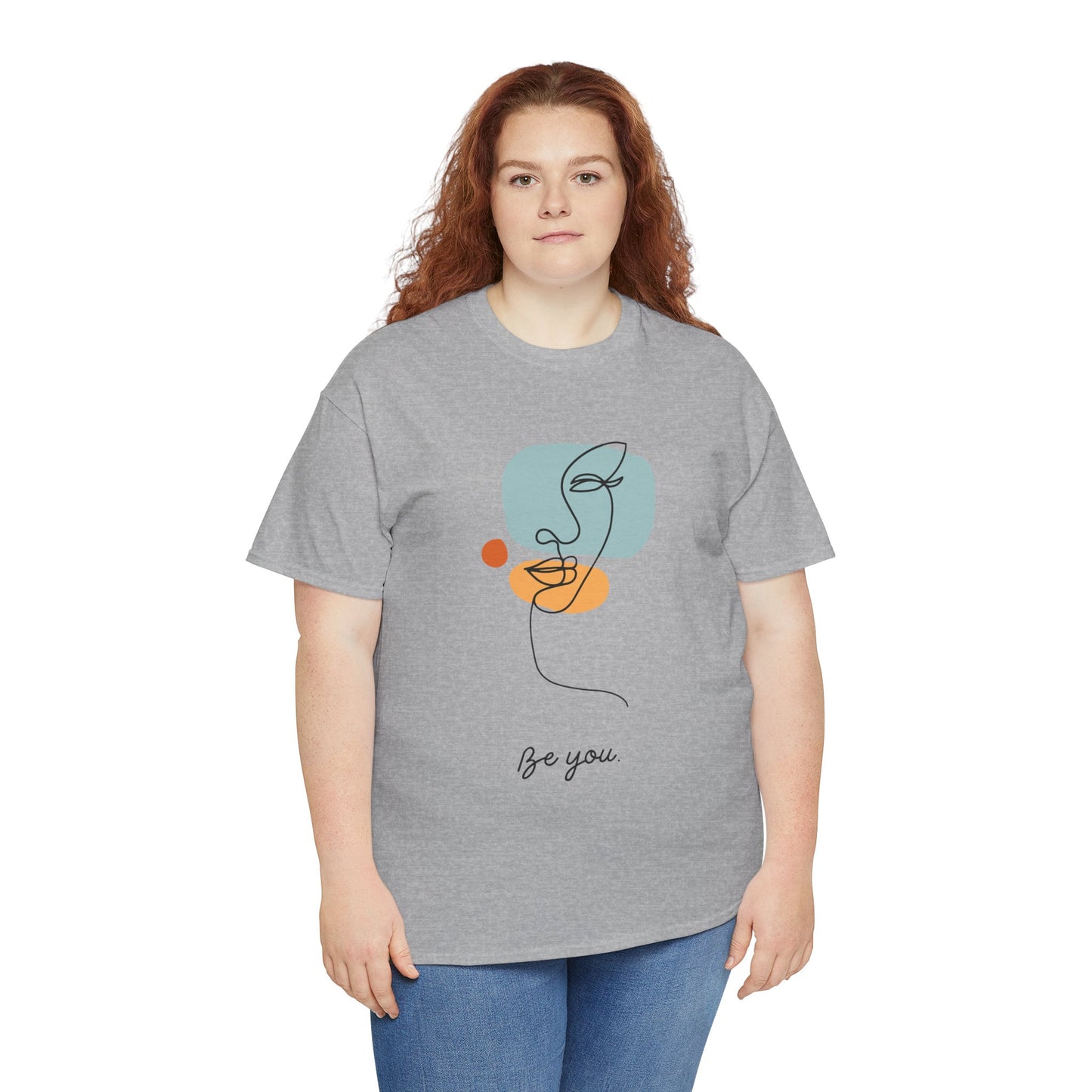 Minimalist Be You Tee, Unisex Cotton T-Shirt, Inspirational Graphic Tee, Gift for Friends, Casual Everyday Wear, Self-Love Apparel