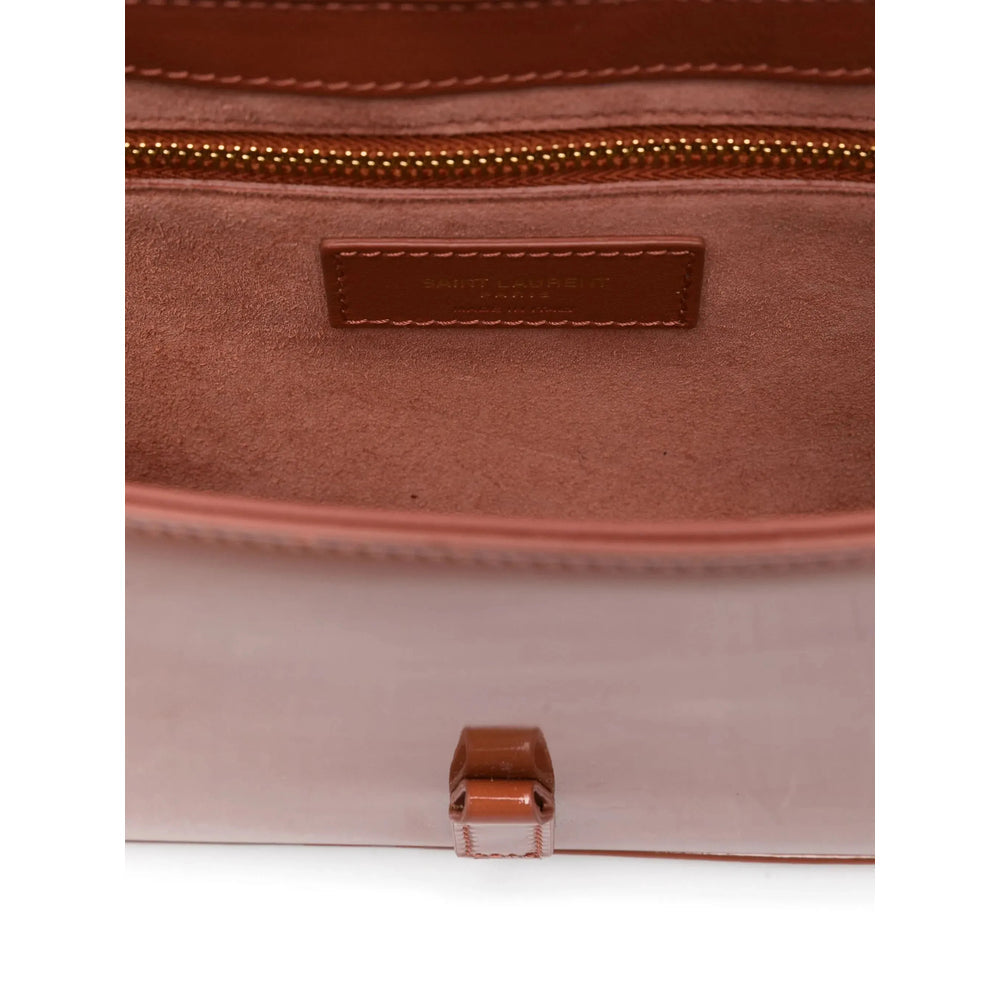 Saint Laurent Brown Shoulder Bags Women