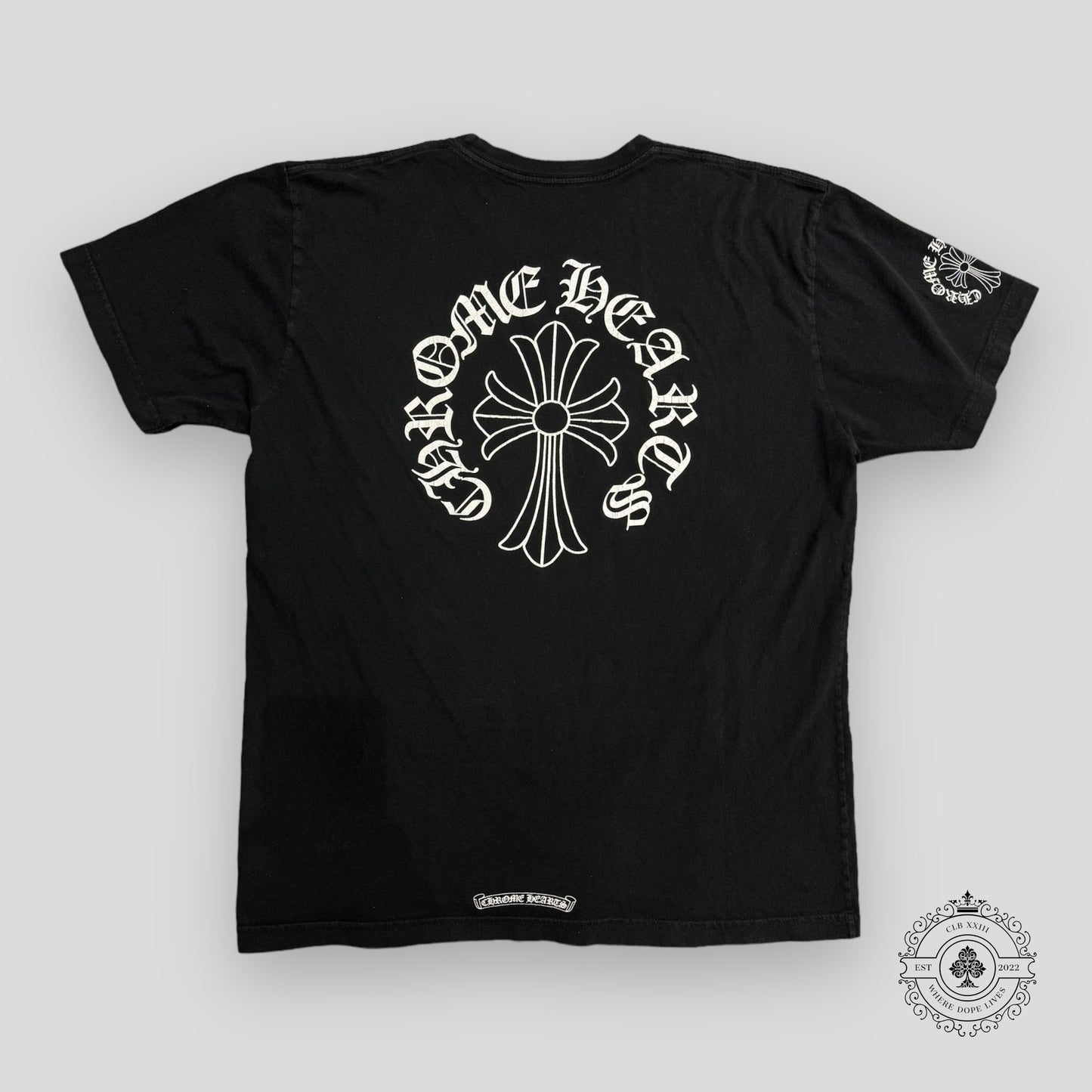 Chrome Hearts Neck Logo Pocket T-Shirt in Black