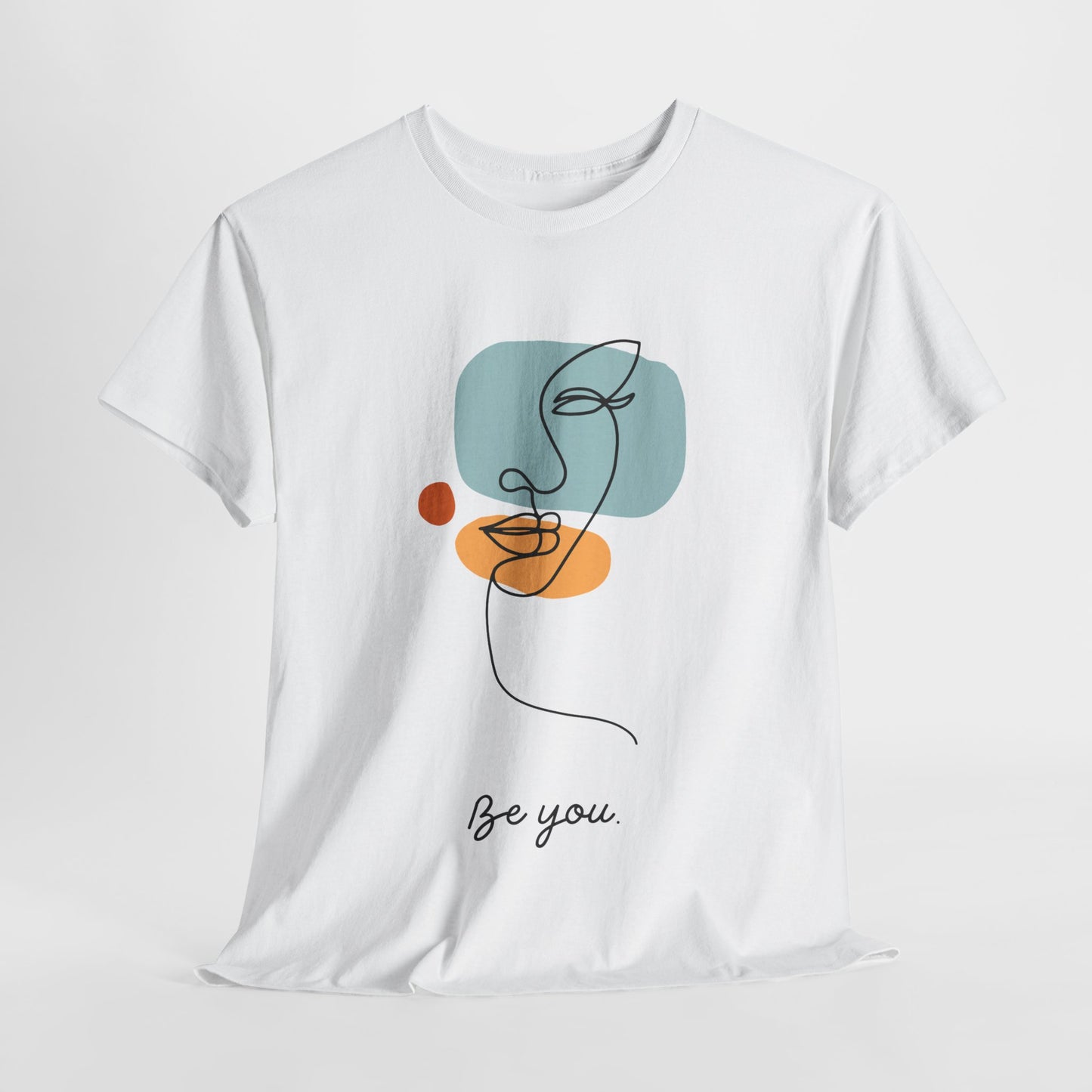 Minimalist Be You Tee, Unisex Cotton T-Shirt, Inspirational Graphic Tee, Gift for Friends, Casual Everyday Wear, Self-Love Apparel