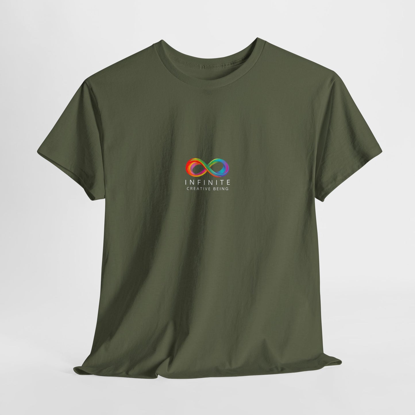 Colorful Infinite Creative Being Unisex Tee, Inclusive Fashion, Everyday Casual Wear, Gift for Friends
