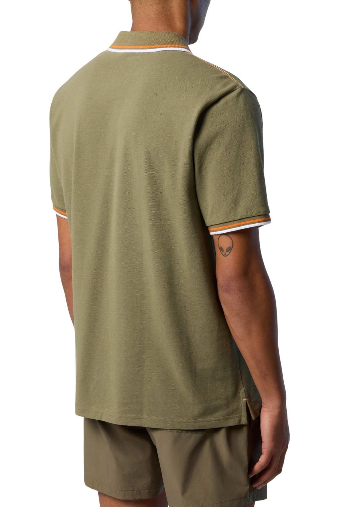NORTH SAILS - Men's regular polo shirt with logo collar-2