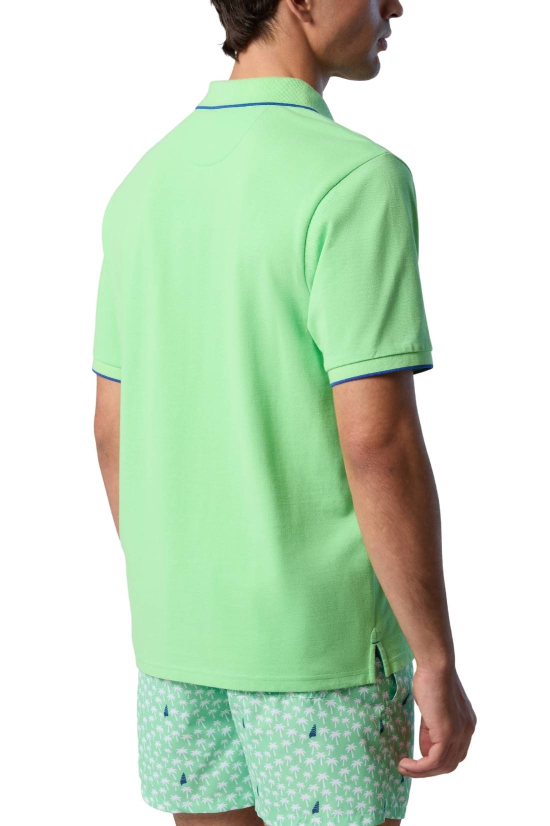 NORTH SAILS - Men's regular polo shirt with logo collar - Size 4XL-5