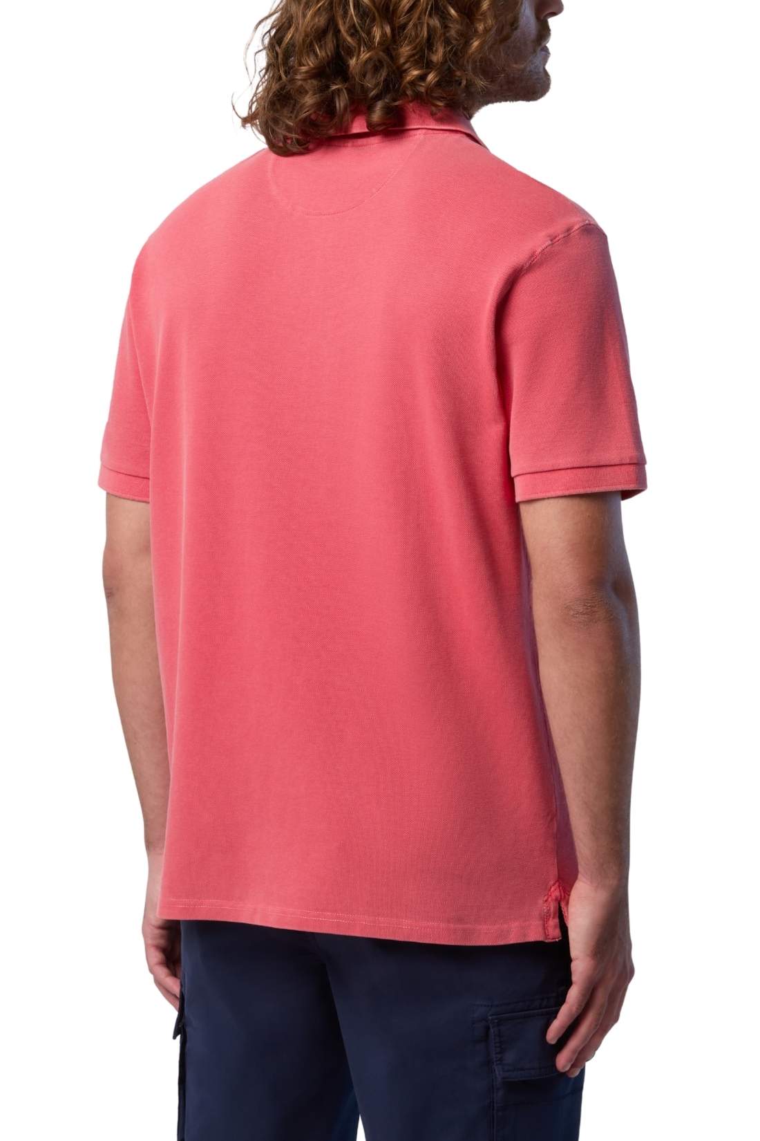 NORTH SAILS - Men's polo shirt with pigment wash-1