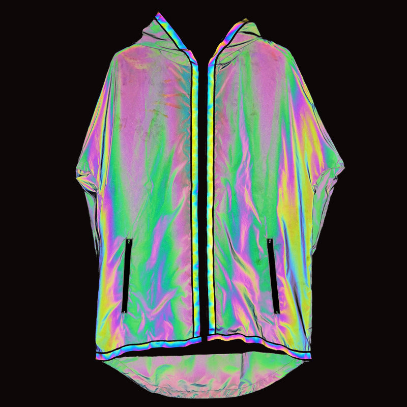 Seven Colored Night Reflective Pants Street Dance Jogger Pants
