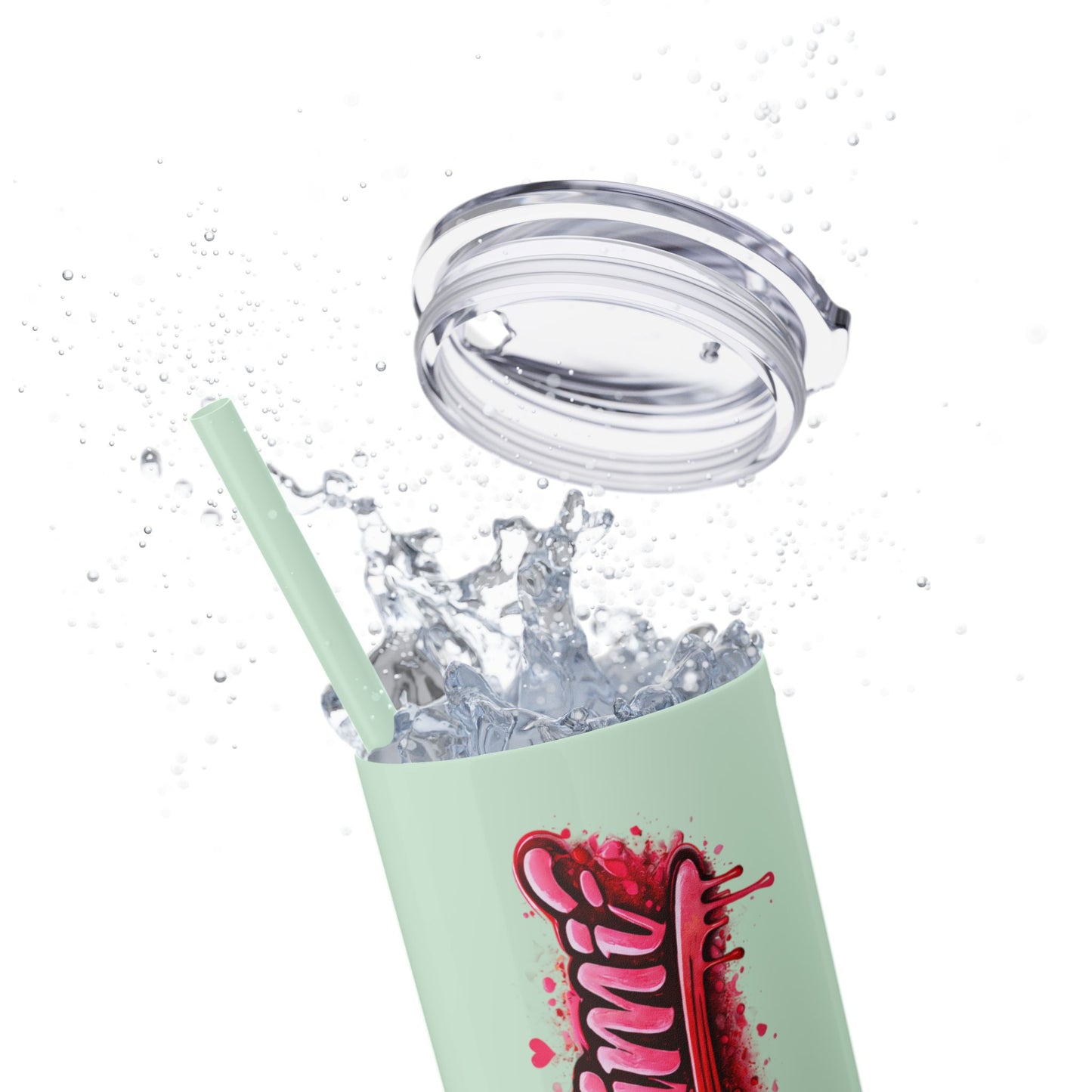 Skinny Tumbler – 'Lake & Lemons' Red Script 20oz Insulated Straw Tumbler
