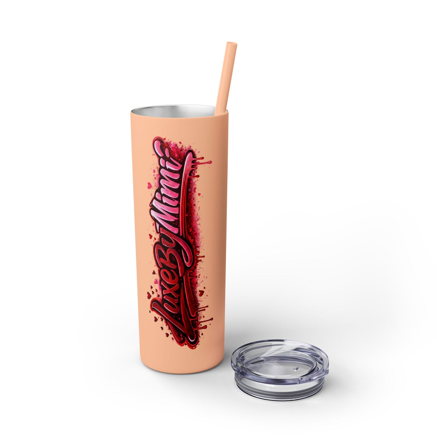 Skinny Tumbler – 'Lake & Lemons' Red Script 20oz Insulated Straw Tumbler