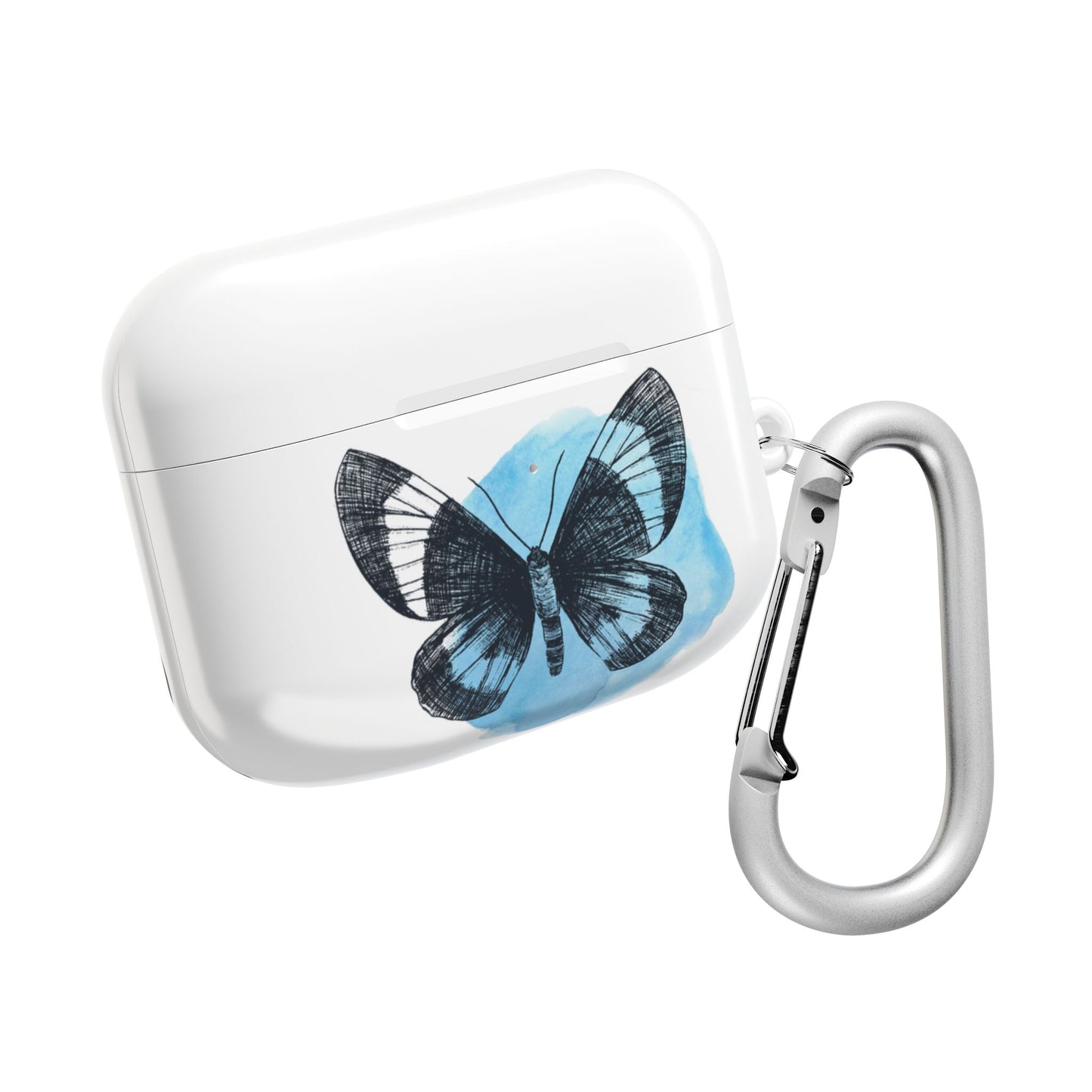 Artistic AirPod Cases with Butterfly Design, Motivational Gift for Music Lovers, Personalized Accessories, Unique Custodial Cases, [...]