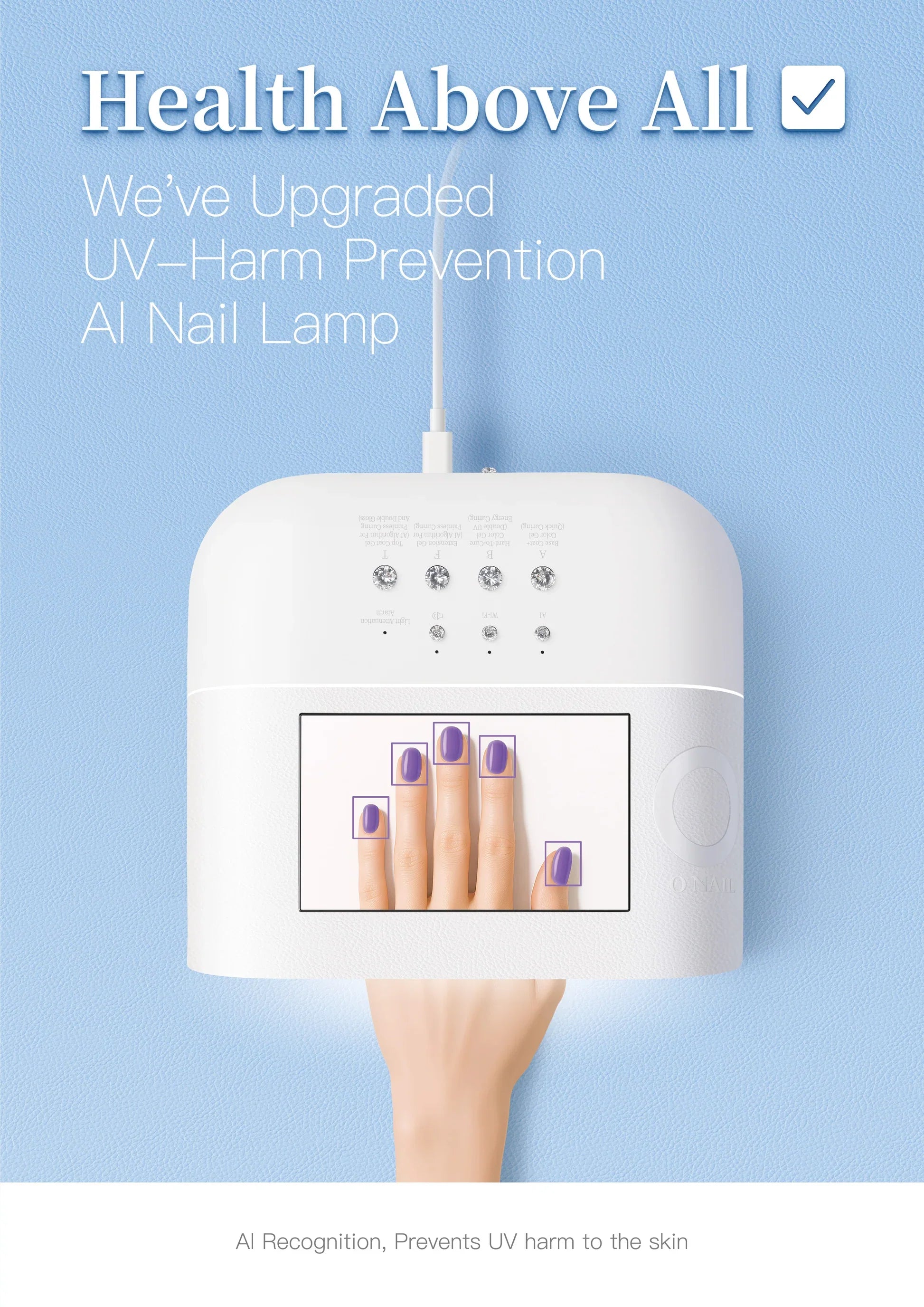 O NAIL AI UV Lamp-2