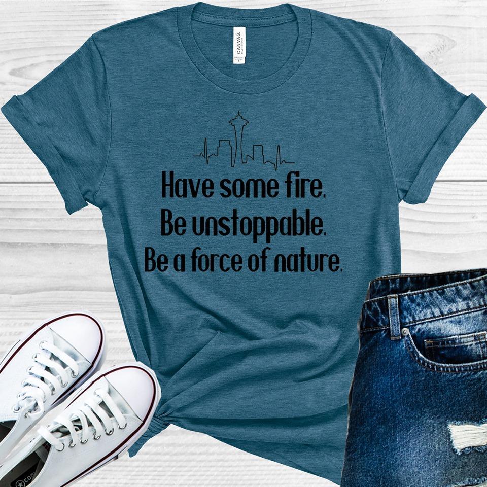 Grey's Anatomy: Be a Force of Nature Graphic Tee