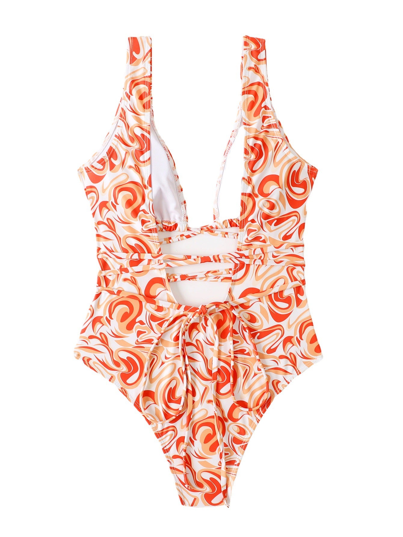 Swimsuit Women' Sexy Print Tight Swimwear Durable One-Piece Swimsuit
