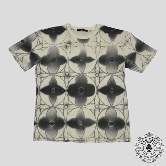 Louis Vuitton Printed Shibori Tie-Dye Tee in White