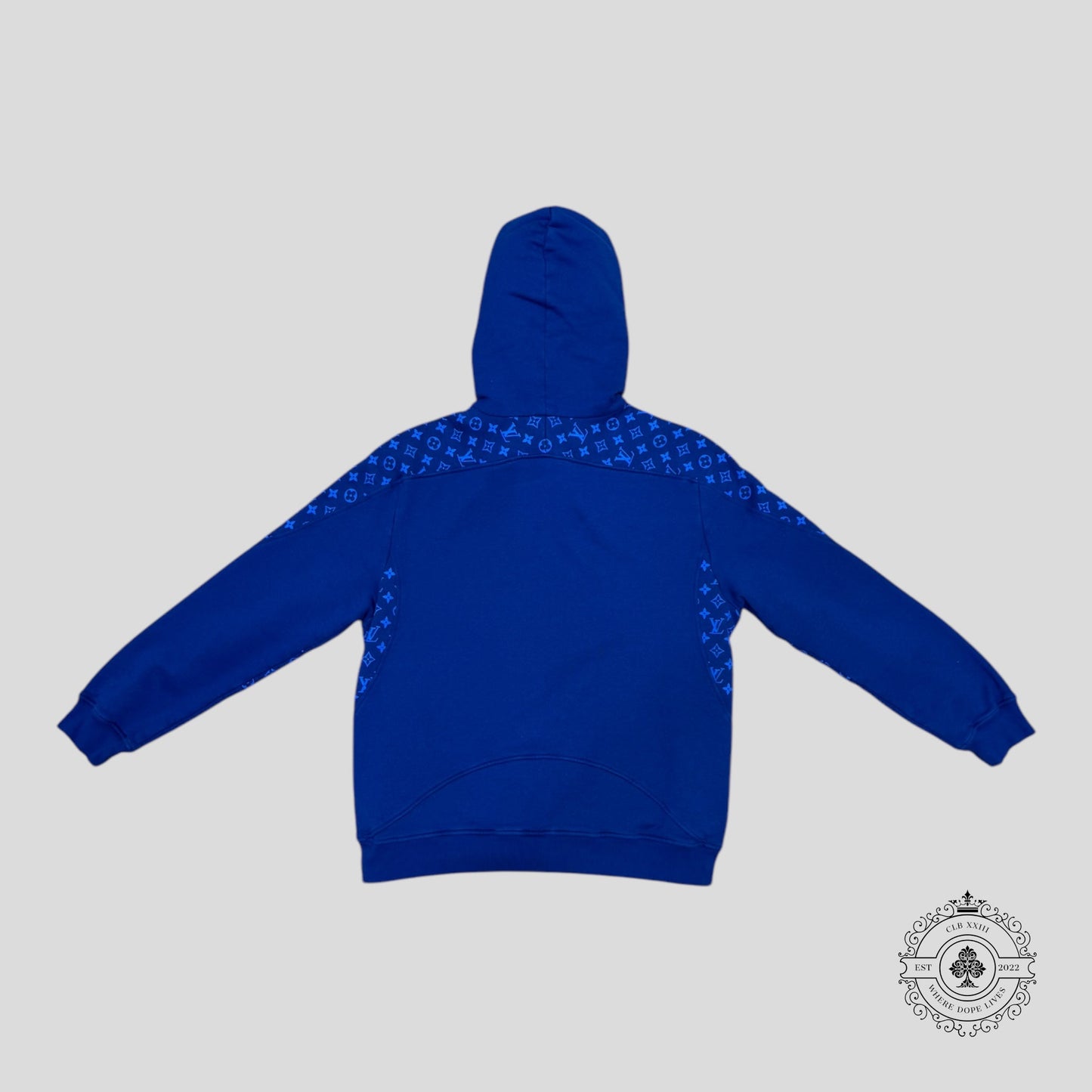 LOUIS VUITTON MONOGRAM CIRCLE CUT HOODIE - OCEAN