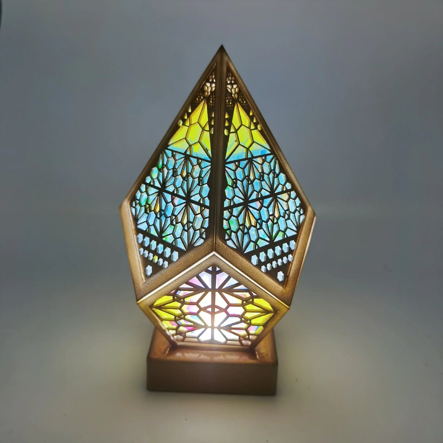 LED Starry Sky Boho Lantern