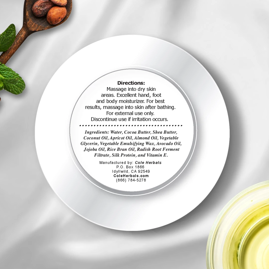 34 - Dr. Cole's Gourmet Body Butter - AMBER LAVENDER