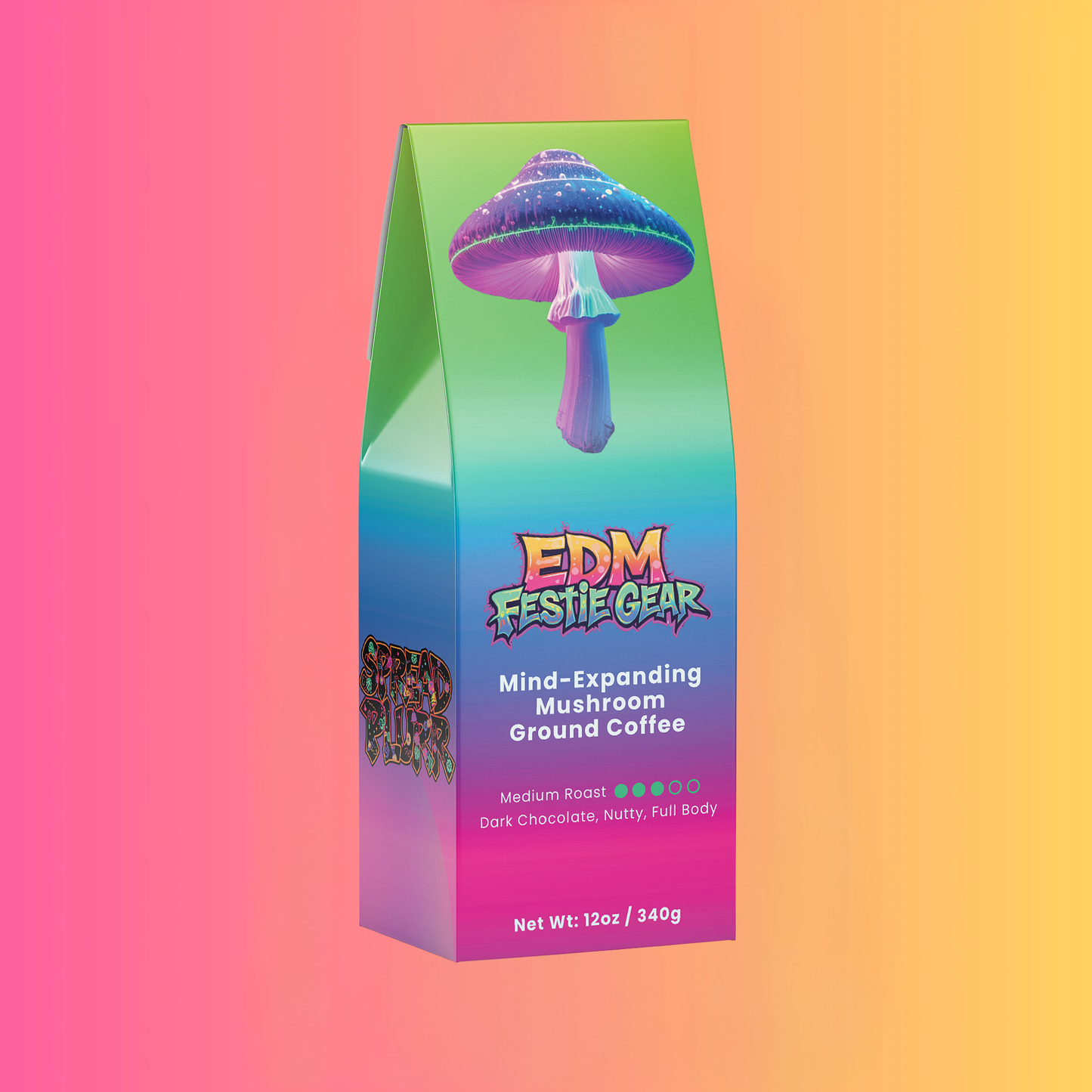 Mind-Expanding Mushroom Ground Coffee (Medium Roast)