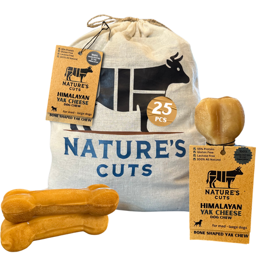 Bone Shaped Yak Cheese w/ Tag