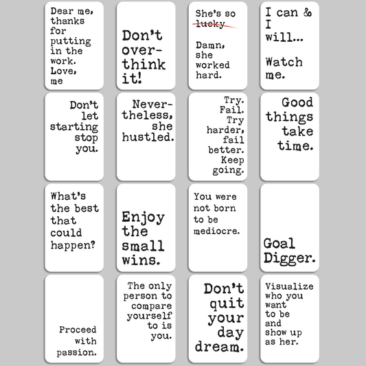 Entrepreneur Affirmation Cards, Deck of 16