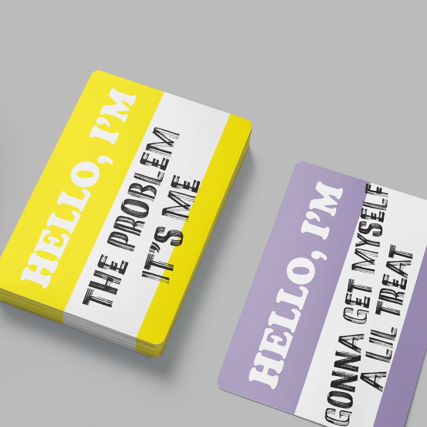 Funny Mental Health Affirmation Cards, Deck of 16