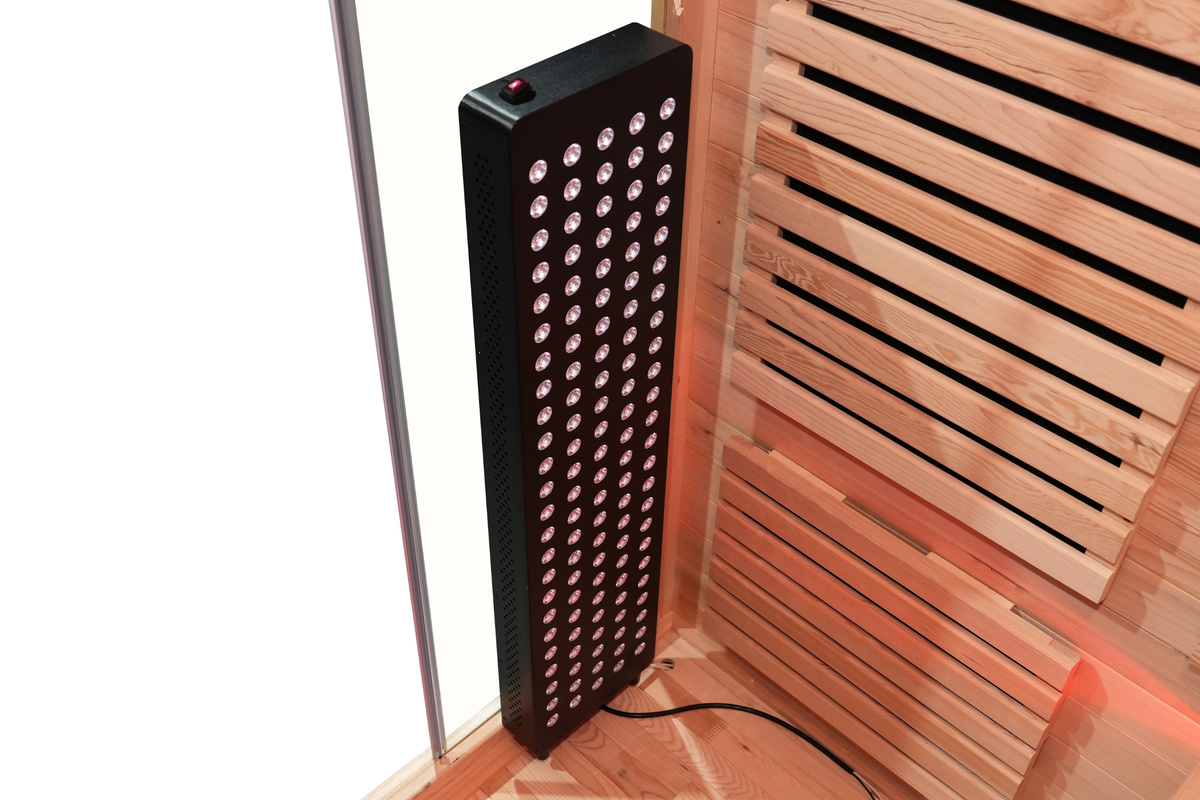 Blisspod | Venetian | Full Spectrum Indoor Premium Canadian Hemlock Ultra Low EMF Sauna | 11 Heaters | Chromotherapy & Reflexology | 3 Person