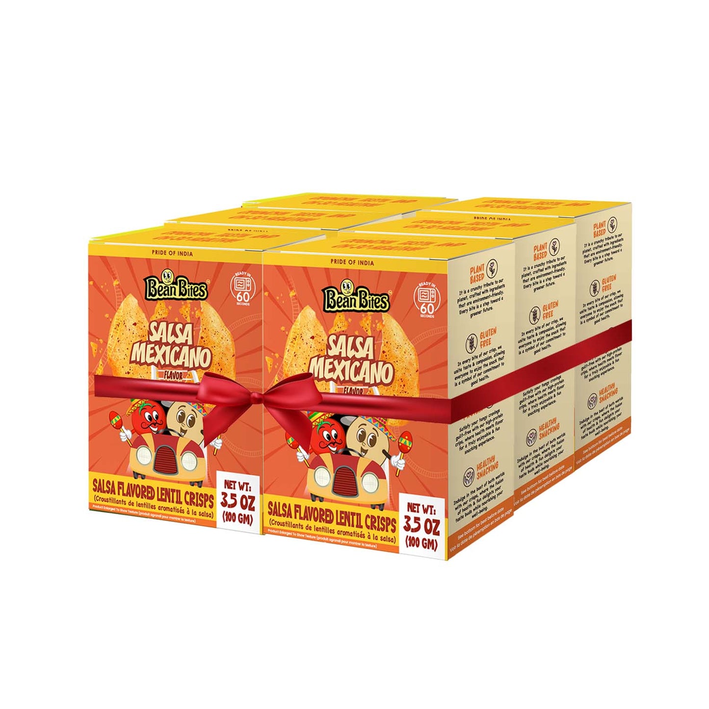 Bean Bites Salsa Mexicano Lentil Crisp-1