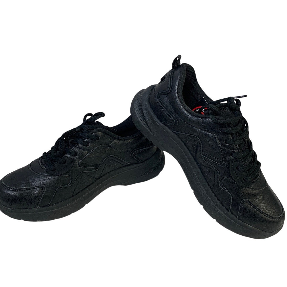 Treesky Work Mens Size 6.5 Black Sneakers Lace Up Low Top Slip Resistant Shoes
