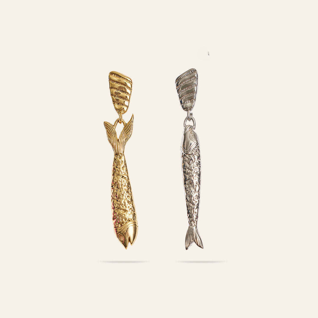 Long-style Artistic Stud Earrings Stainless Steel