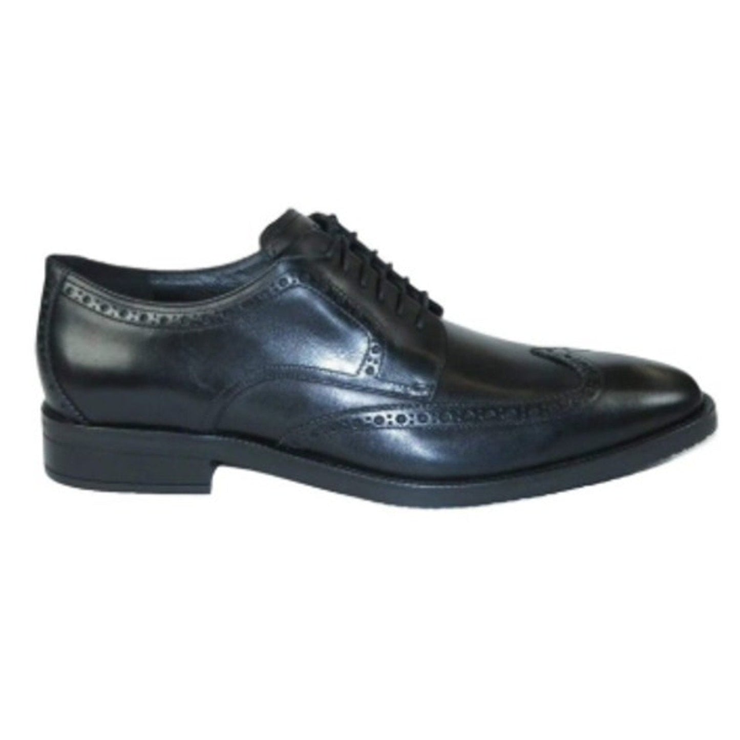 New In Box Cole Haan Men Size 11 Black Leather Laced Wing Oxford Grand 360 Shoes