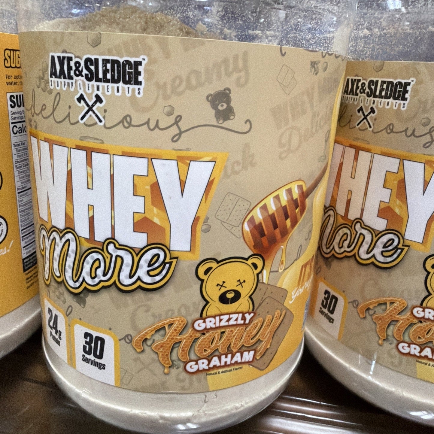 Whey More - Grizzly Honey Graham (30 Servings) Exp 10/26