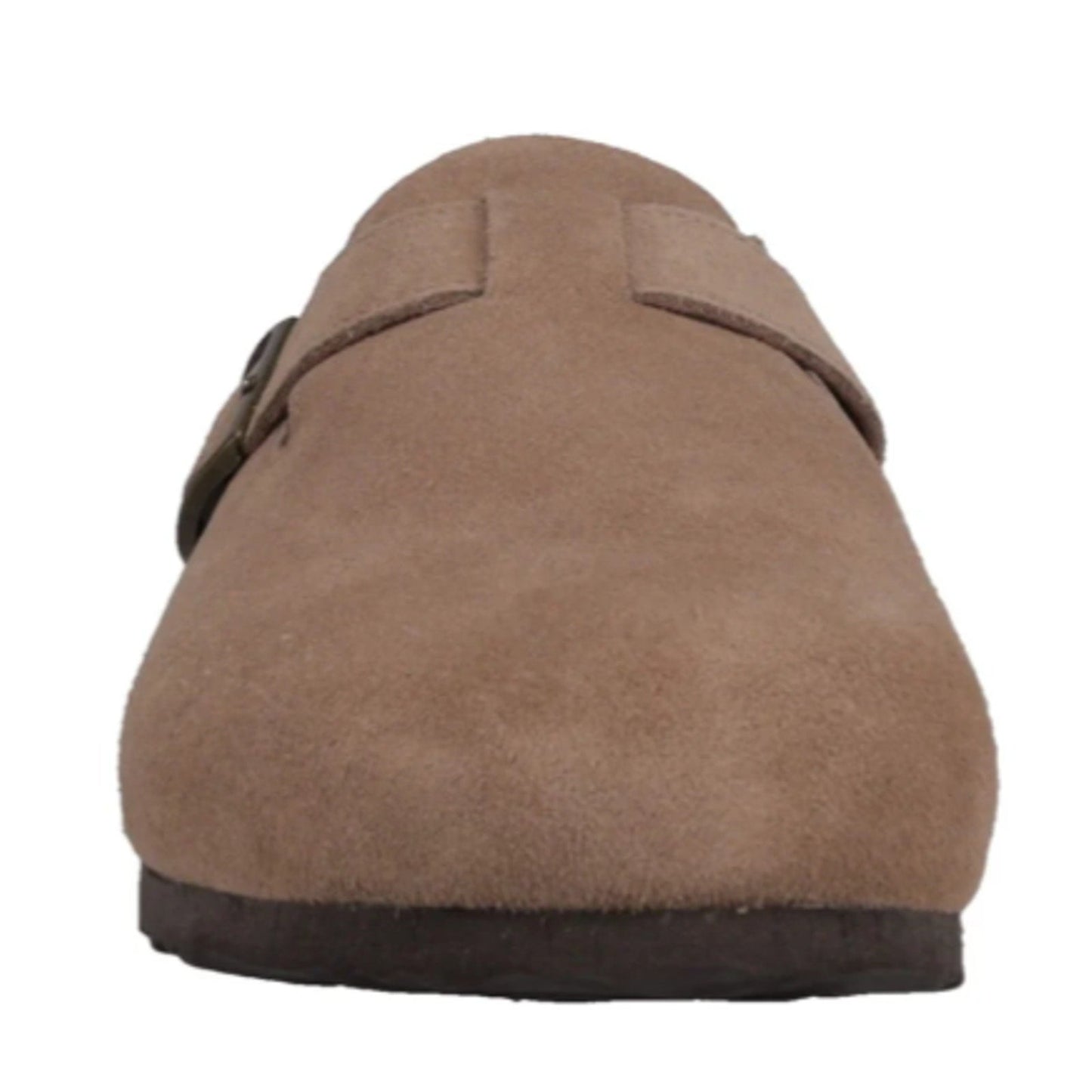 New In Box Khombu Mens Size 10 Taupe Faux Suede Damian Cork Slide On Mule Shoes