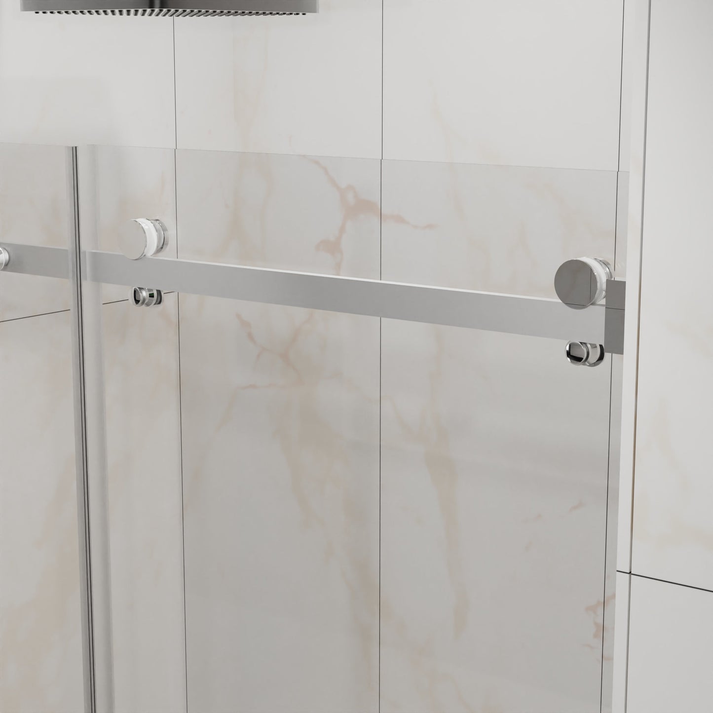 Goodyo Frameless Shower Door - 48" W x 72" H