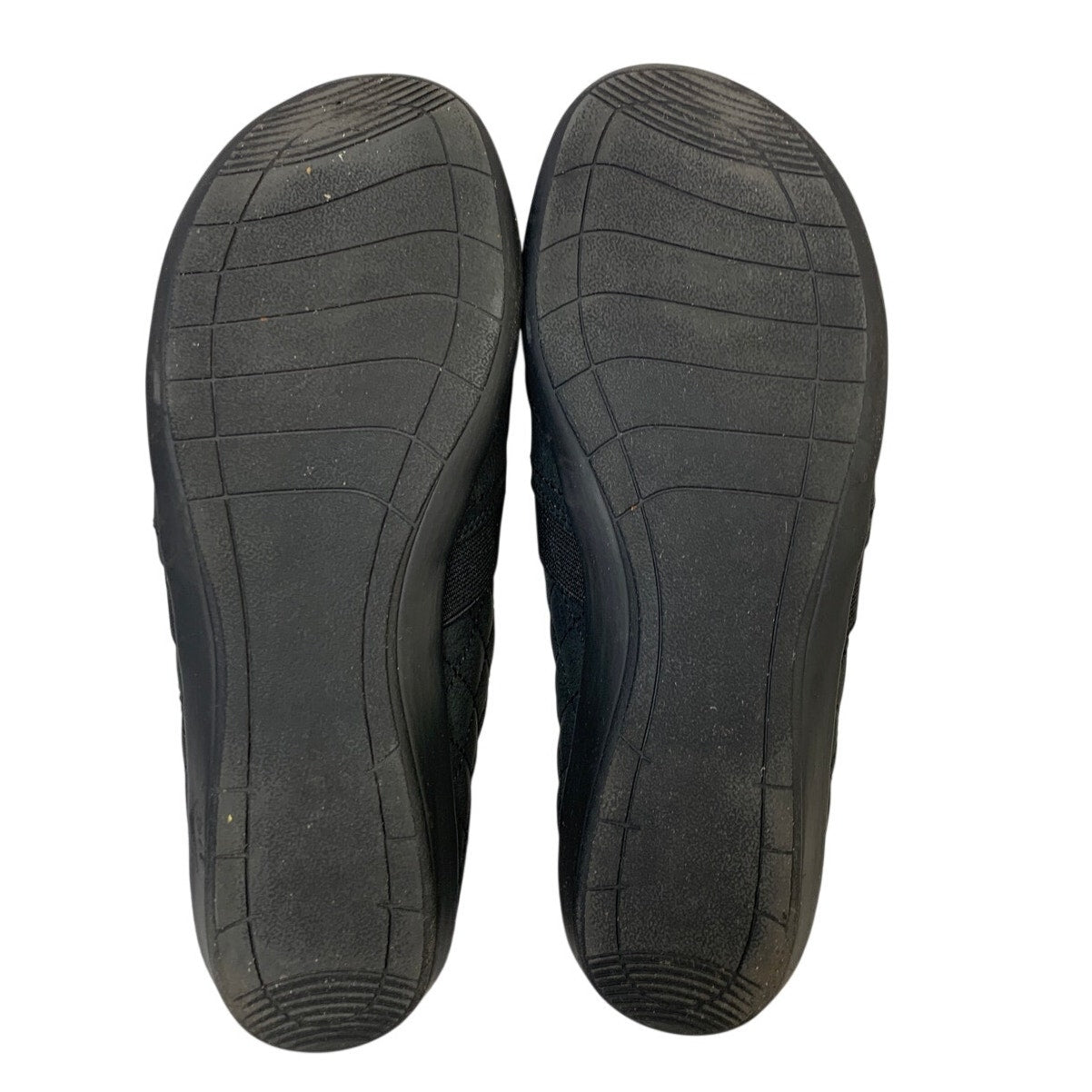 JSport Womens Size 8 Black Faux Leather Lisa Slide On Lined Memory Foam Shoes