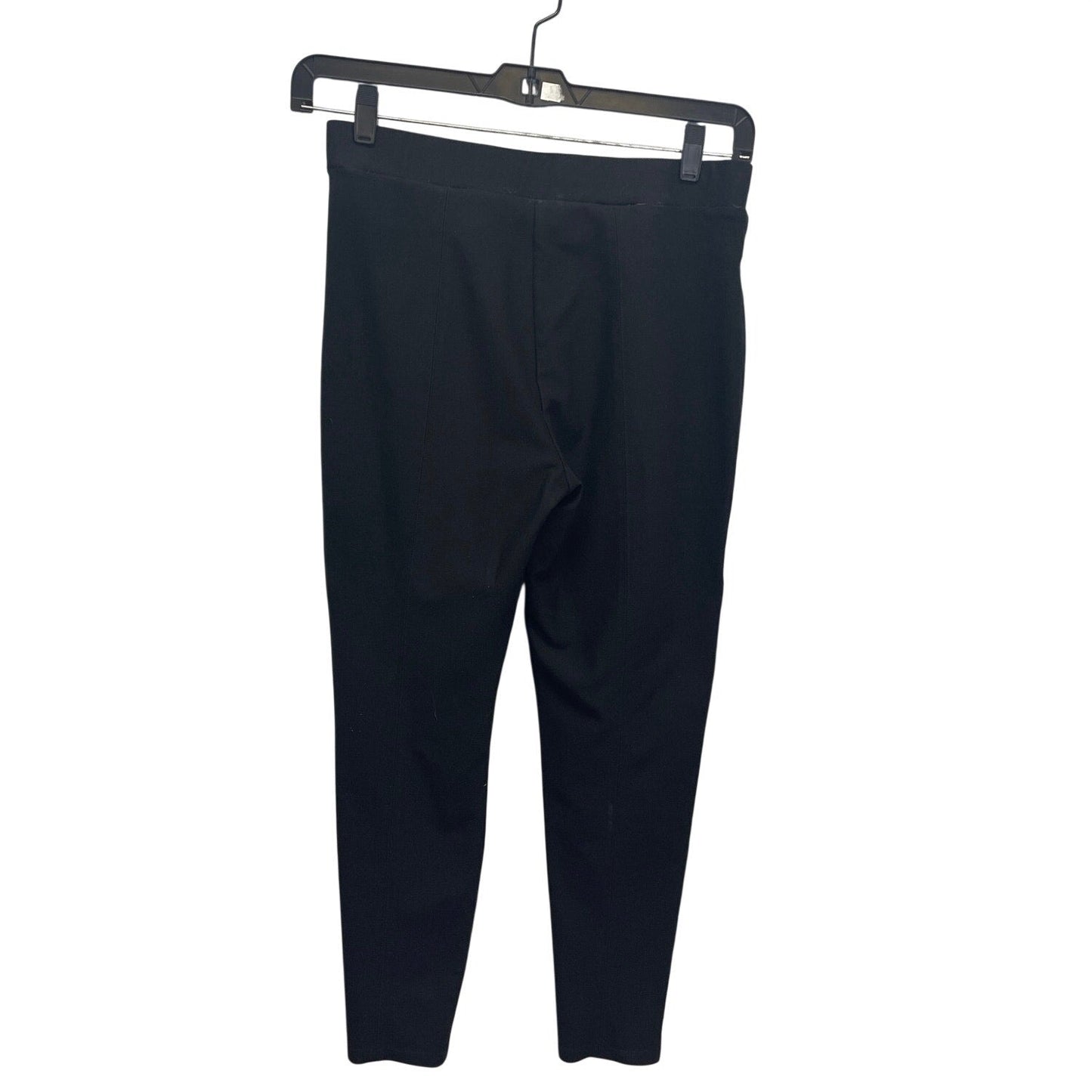 Maze Collection Womens Large Rayon Nylon Blend Stretchy Basic Black Leggings