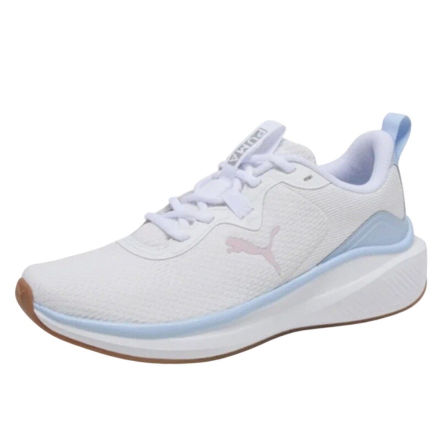 New In Box Puma Womens 10 White Blue Lace Up Skyrocket Sneaker Athletic Shoes