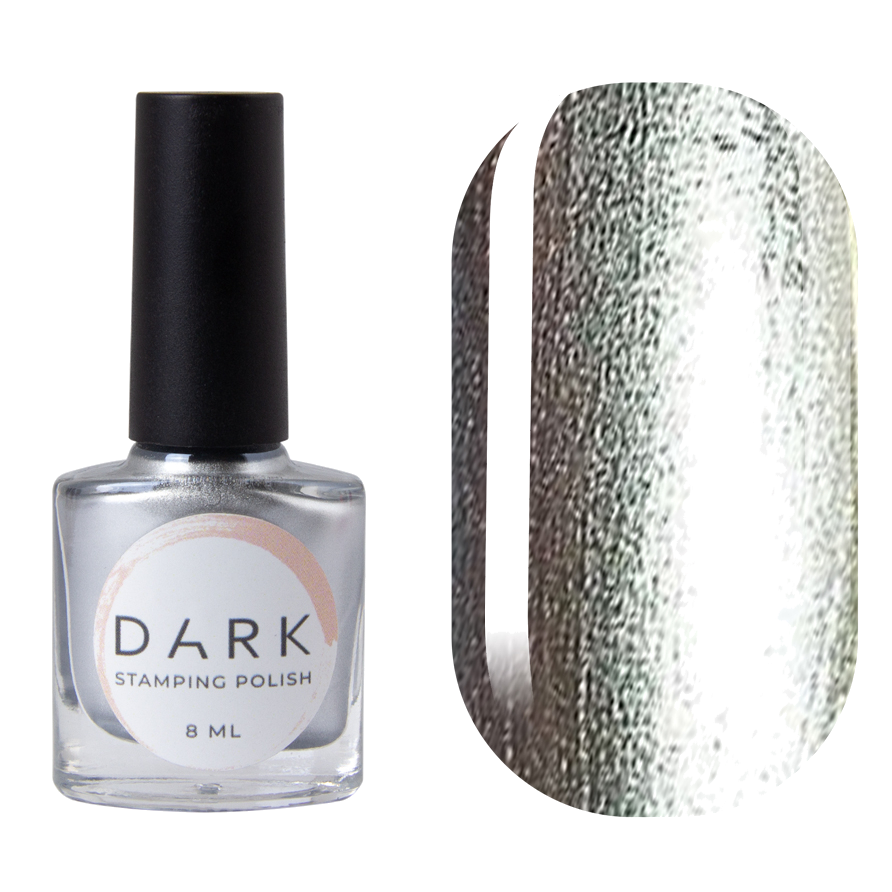 DARK Stamping Polish Silver #03, 10ml-0