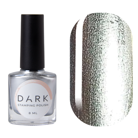 DARK Stamping Polish Silver #03, 10ml-0