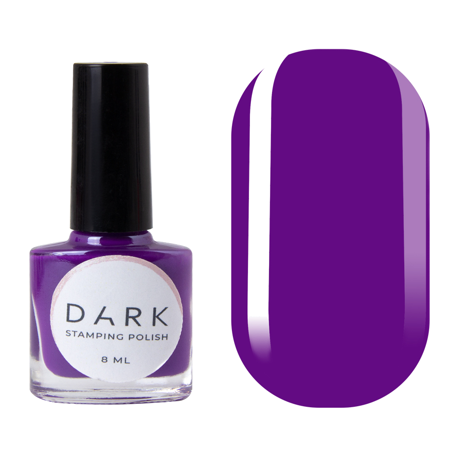 DARK Stamping Polish Purple #08, 8ml-0
