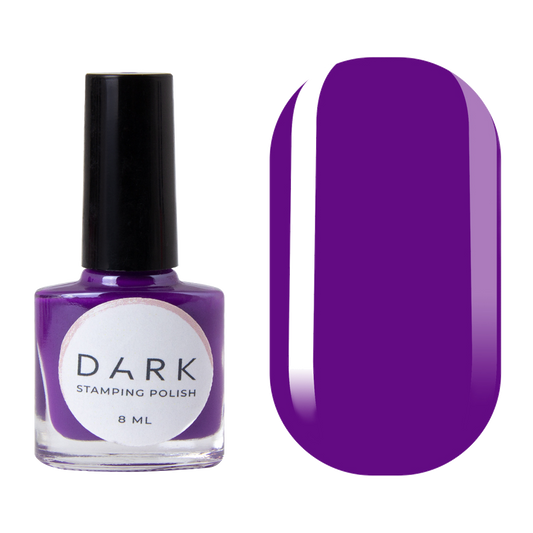 DARK Stamping Polish Purple #08, 8ml-0