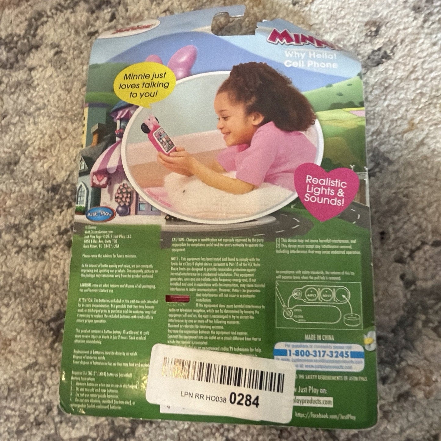 Disney Minnie Mouse Why Hello Cell Phone Phrases Sounds Pretend Play NEW