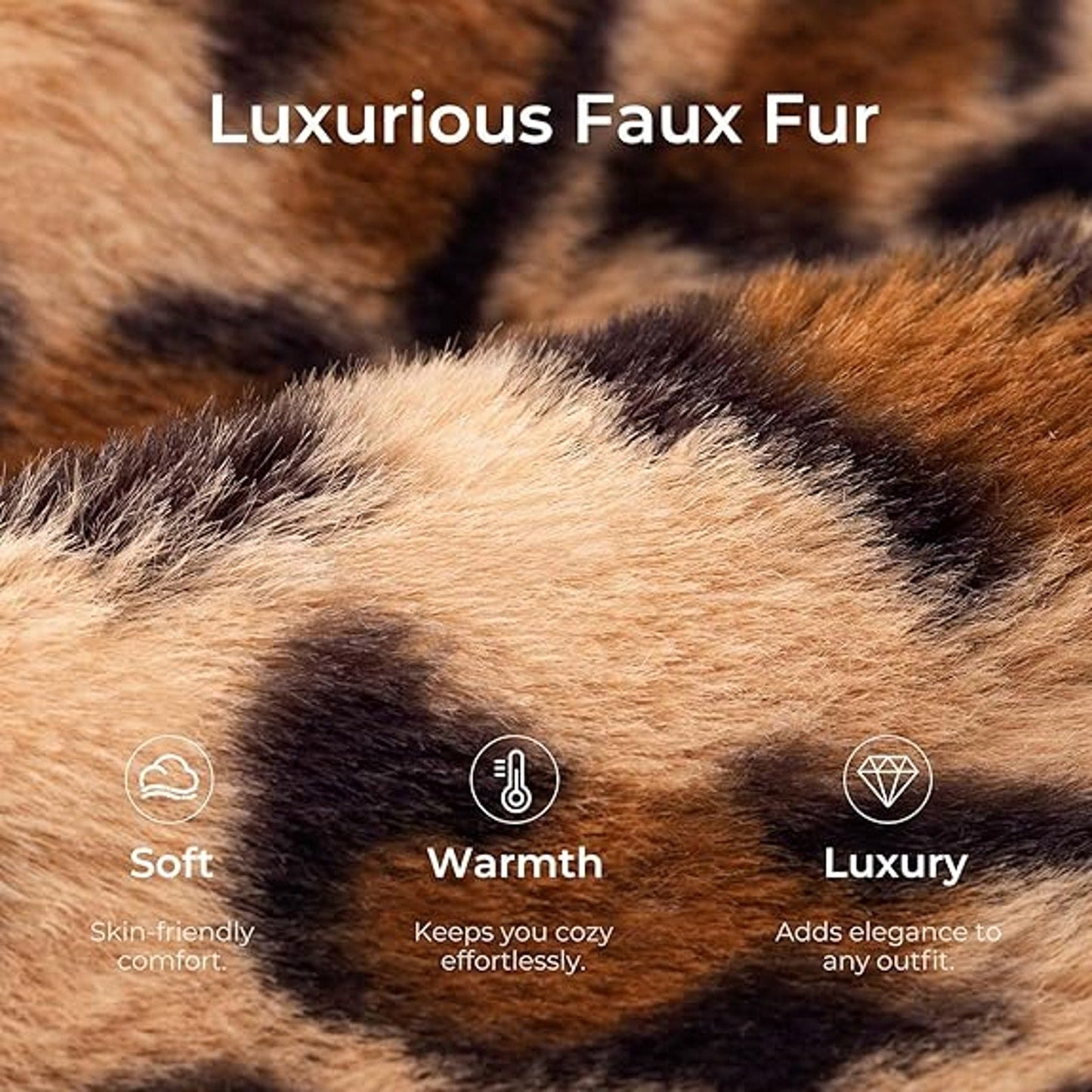 SnugLeaves Womens Size 9/10 Brown Leopard Spot Slide On Memory Foam Slippers