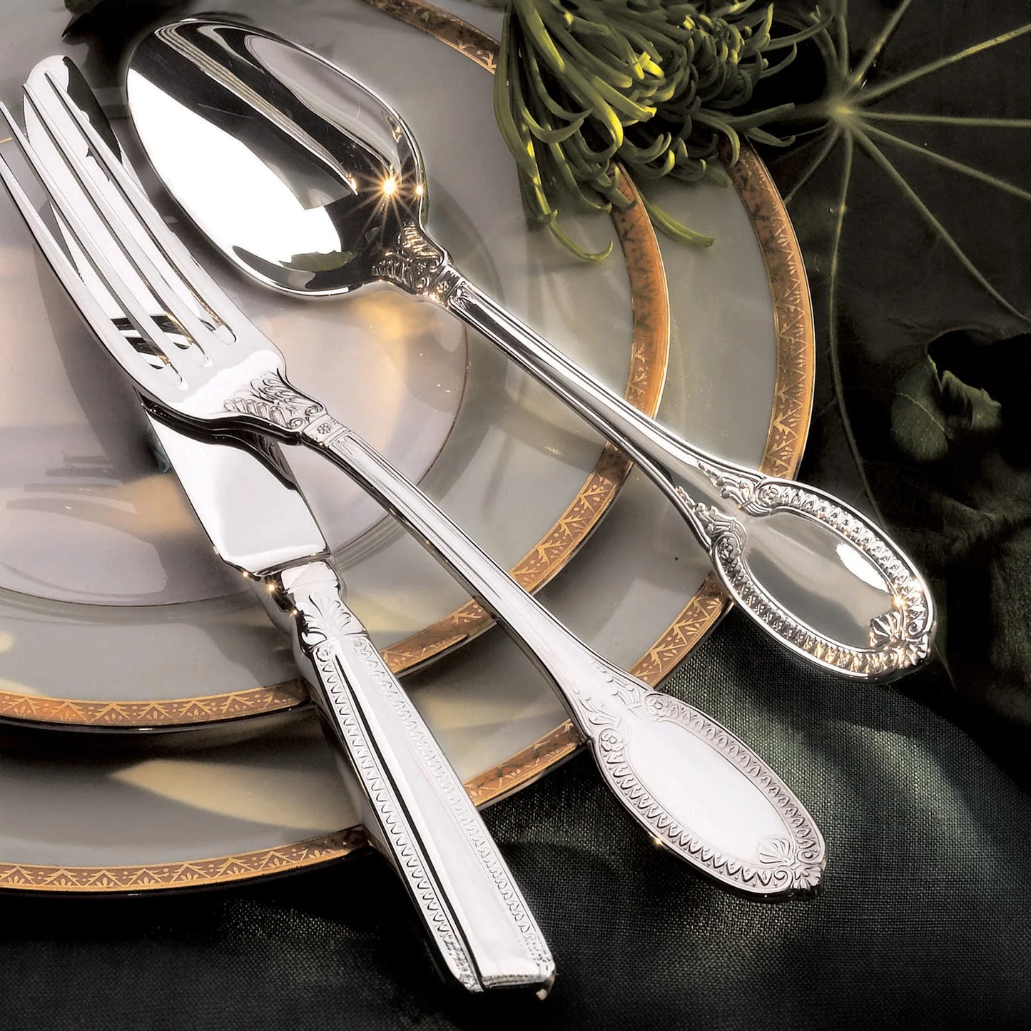 18/10 IMPERIA FLATWARE 45 PC SET, Service for 8